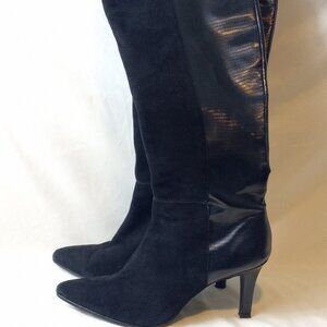 Bandolino Black Knee-High Heeled Boots